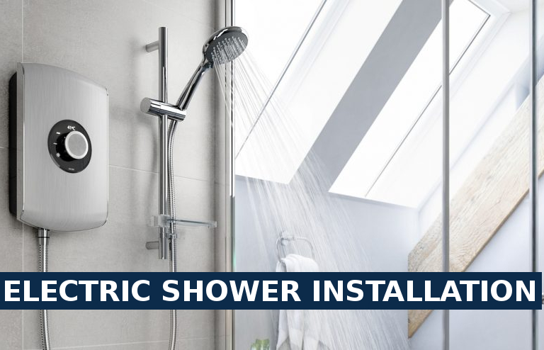 Electric shower installation Egham