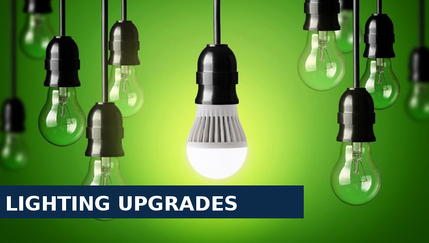 Lighting upgrades Egham